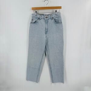 Vintage Levi’s Orange Tab High Rise Straight Leg‎ Jeans 8 Long Light Wash